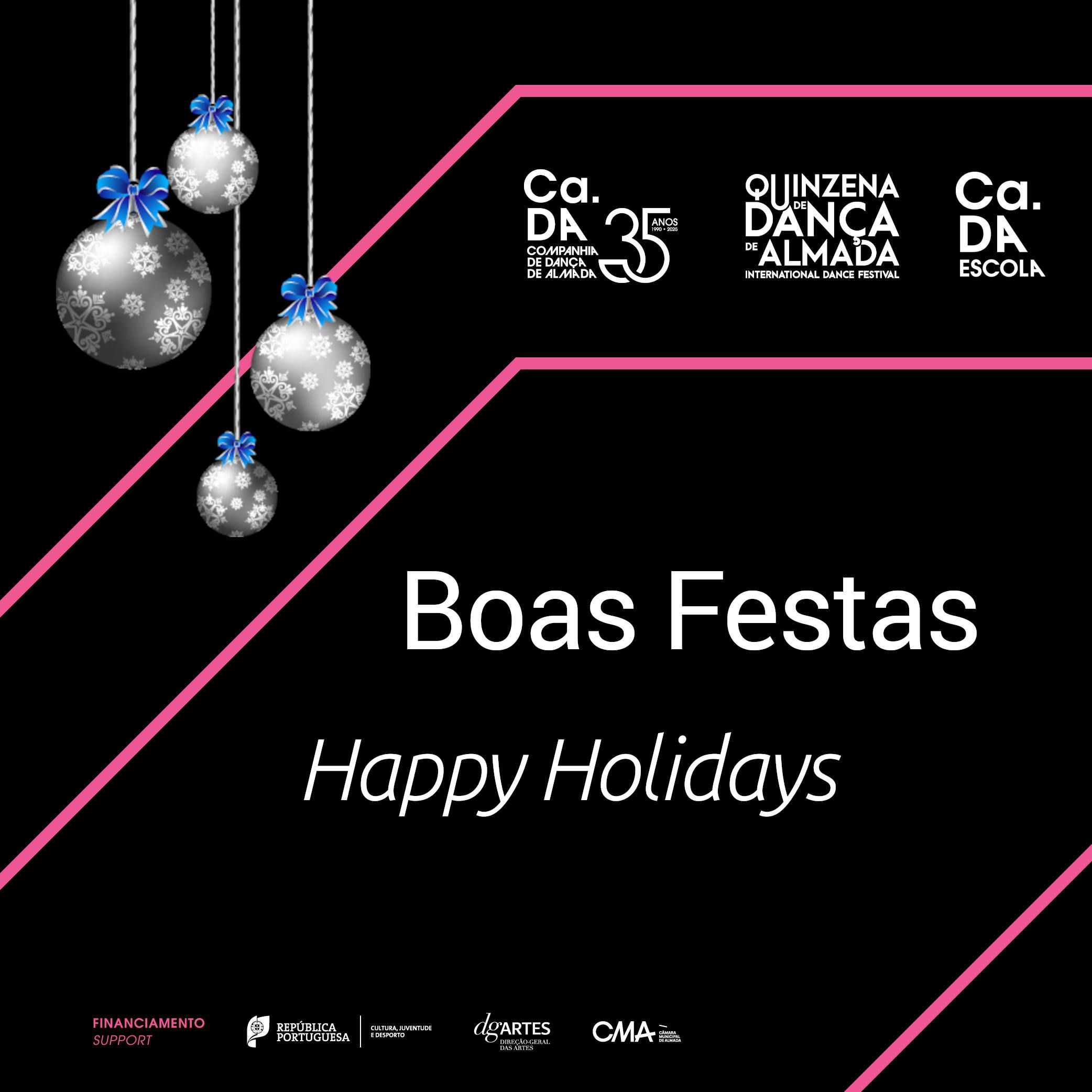 Boas Festas Happy Holidays CaDA 2025